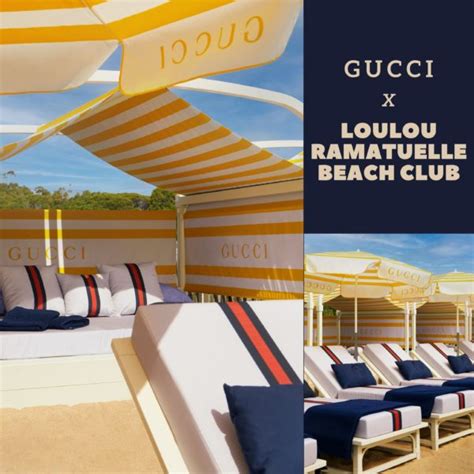 gucci at loulou|gucci beach club 2022.